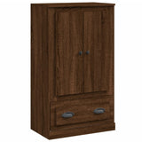 Highboard Brown Oak 60x35.5x103.5 cm Engineered Wood