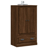 Highboard Brown Oak 60x35.5x103.5 cm Engineered Wood - Top-Down View