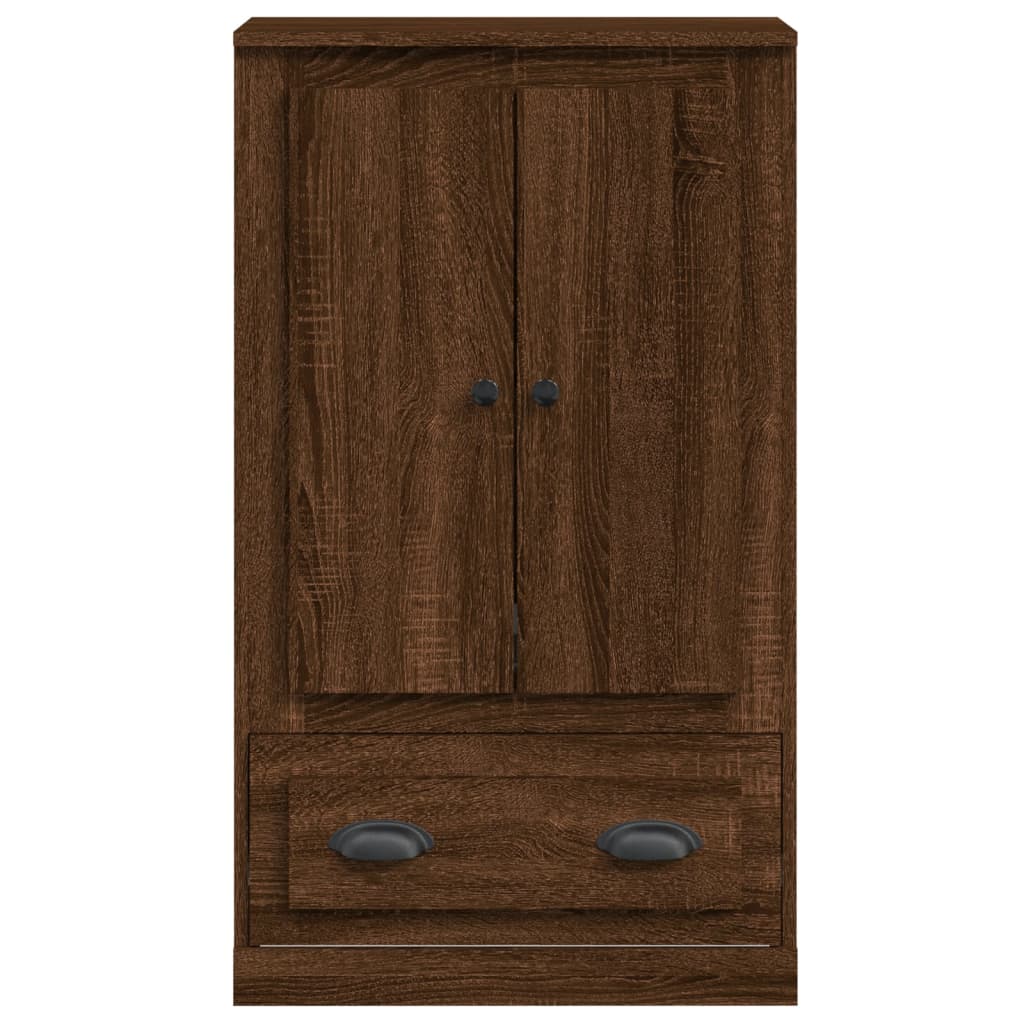 Highboard Brown Oak 60x35.5x103.5 cm Engineered Wood