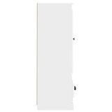 Highboard White 36x35.5x103.5 cm Engineered Wood - Rear View