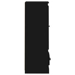 Highboard Black 36x35.5x103.5 cm Engineered Wood