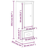 Highboard Sonoma Oak 36x35.5x103.5 cm Engineered Wood