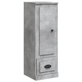 Highboard Concrete Grey 36x35.5x103.5 cm Engineered Wood - Front View