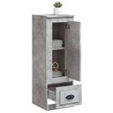 Highboard Concrete Grey 36x35.5x103.5 cm Engineered Wood - Top-Down View