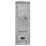 Highboard Concrete Grey 36x35.5x103.5 cm Engineered Wood - 45-Degree Angle
