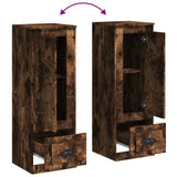 Highboard Smoked Oak 36x35.5x103.5 cm Engineered Wood - Low Angle
