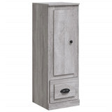 Highboard Grey Sonoma 36x35.5x103.5 cm Engineered Wood - Front View