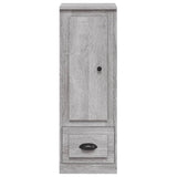 Highboard Grey Sonoma 36x35.5x103.5 cm Engineered Wood - 45-Degree Angle