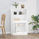 Highboard White 60x35.5x103.5 cm Engineered Wood