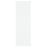 Highboard White 60x35.5x103.5 cm Engineered Wood