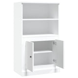 Highboard White 60x35.5x103.5 cm Engineered Wood - Low Angle