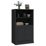 Highboard Black 60x35.5x103.5 cm Engineered Wood - Top-Down View