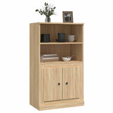 Highboard Sonoma Oak 60x35.5x103.5 cm Engineered Wood - Top-Down View