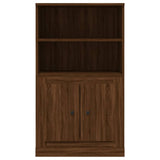 Highboard Brown Oak 60x35.5x103.5 cm Engineered Wood