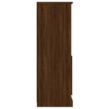 Highboard Brown Oak 60x35.5x103.5 cm Engineered Wood