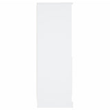 Highboard White 36x35.5x103.5 cm Engineered Wood - Close-Up Angle