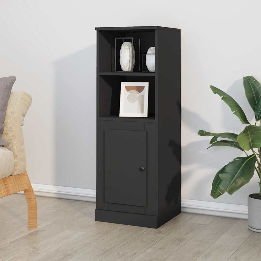 Highboard Black 36x35.5x103.5 cm Engineered Wood