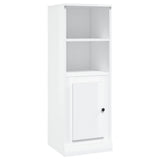 Highboard High Gloss White 36x35.5x103.5 cm Engineered Wood - Front View