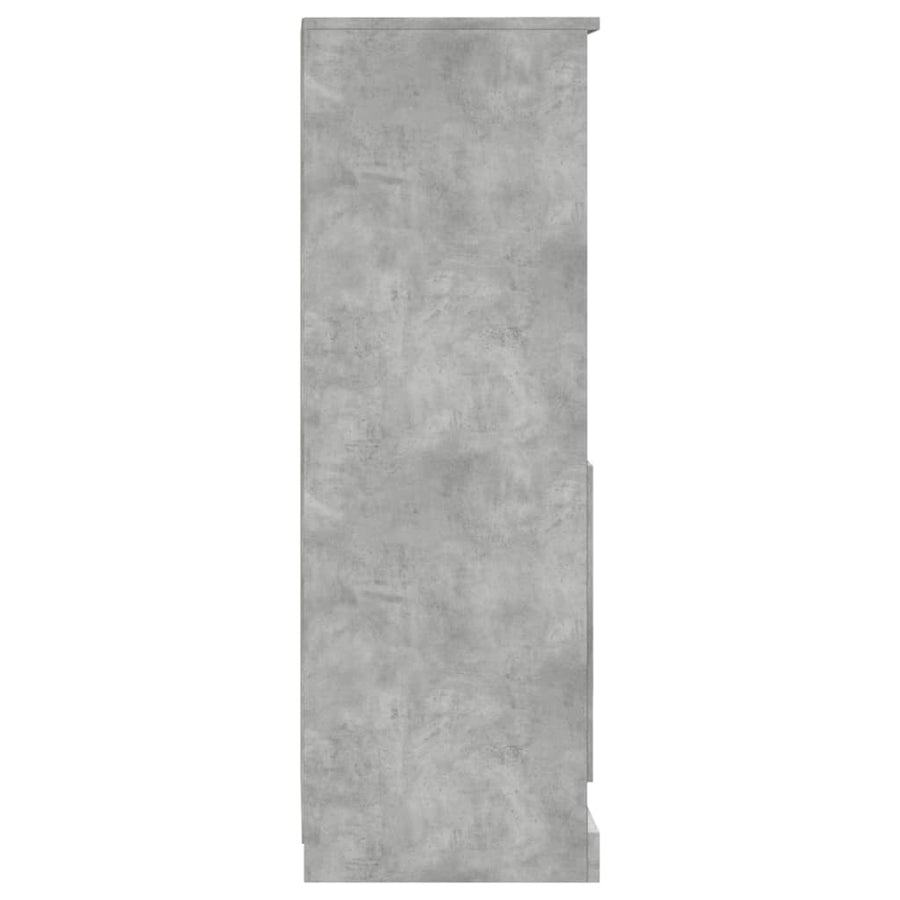 Highboard Concrete Grey 36x35.5x103.5 cm Engineered Wood