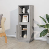 Highboard Grey Sonoma 36x35.5x103.5 cm Engineered Wood - Side View