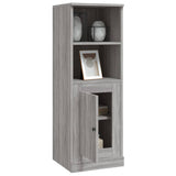 Highboard Grey Sonoma 36x35.5x103.5 cm Engineered Wood - 45-Degree Angle
