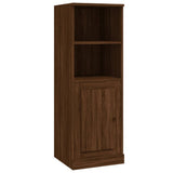 Highboard Brown Oak 36x35.5x103.5 cm Engineered Wood - Front View