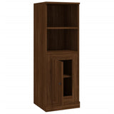 Highboard Brown Oak 36x35.5x103.5 cm Engineered Wood - Low Angle