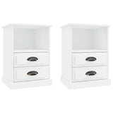 Bedside Cabinets 2 pcs White 43x36x60 cm