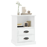 Bedside Cabinets 2 pcs White 43x36x60 cm - Top-Down View