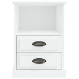 Bedside Cabinets 2 pcs White 43x36x60 cm - Close-Up Angle