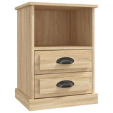 Bedside Cabinets 2 pcs Sonoma Oak 43x36x60 cm - Rear View