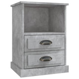 Bedside Cabinets 2 pcs Concrete Grey 43x36x60 cm