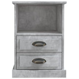Bedside Cabinets 2 pcs Concrete Grey 43x36x60 cm - Close-Up Angle