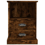 Bedside Cabinets 2 pcs Smoked Oak 43x36x60 cm