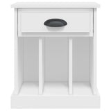 Bedside Cabinet White 43x36x50 cm - Close-Up Angle