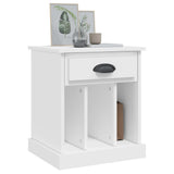 Bedside Cabinets 2 pcs White 43x36x50 cm - Top-Down View
