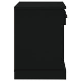 Bedside Cabinets 2 pcs Black 43x36x50 cm - Extra Image