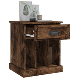 Bedside Cabinet Smoked Oak 43x36x50 cm - 45-Degree Angle