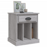 Bedside Cabinet Grey Sonoma 43x36x50 cm - Top-Down View