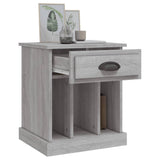 Bedside Cabinet Grey Sonoma 43x36x50 cm - 45-Degree Angle