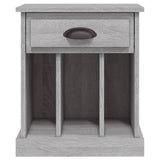 Bedside Cabinet Grey Sonoma 43x36x50 cm - Close-Up Angle