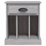 Bedside Cabinets 2 pcs Grey Sonoma 43x36x50 cm - Low Angle