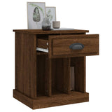 Bedside Cabinet Brown Oak 43x36x50 cm - 45-Degree Angle