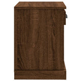 Bedside Cabinet Brown Oak 43x36x50 cm - Low Angle