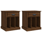 Bedside Cabinets 2 pcs Brown Oak 43x36x50 cm