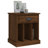 Bedside Cabinets 2 pcs Brown Oak 43x36x50 cm - Top-Down View