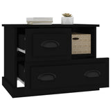 Bedside Cabinet Black 60x39x45 cm - 45-Degree Angle
