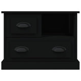 Bedside Cabinet Black 60x39x45 cm - Close-Up Angle