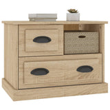Bedside Cabinet Sonoma Oak 60x39x45 cm - Top-Down View