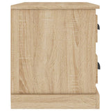Bedside Cabinet Sonoma Oak 60x39x45 cm - Low Angle